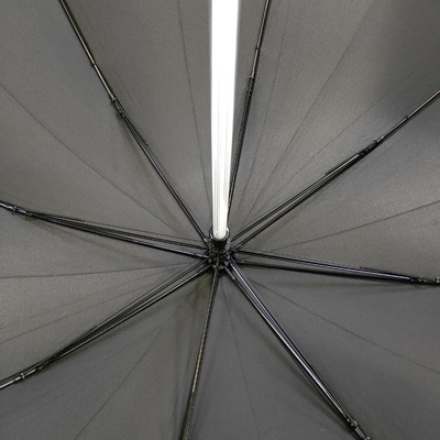 Стандартный размер Ручной открытый LED-шафт зонтик с ветроустойчивой рамой
