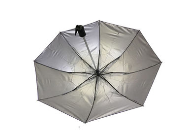 Складной анти- УЛЬТРАФИОЛЕТОВЫЙ зонтик, конец руководства тройного зонтика створки супер светлый открытый