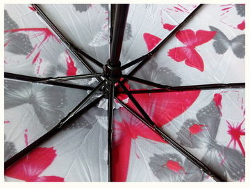 Печати цветка бабочки зонтиков перемещения руководства сень открытой изготовленной на заказ водостойкая