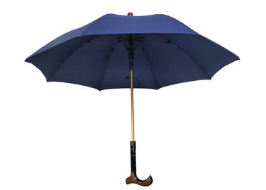 Зонтик ручки регулируемой стойки высоты золотой пеший, идя зонтик тросточки для взбираться