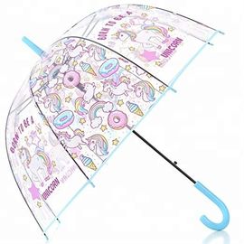 Зонтик единорога стиля купола подарка прозрачный, ясный пластиковый зонтик пузыря