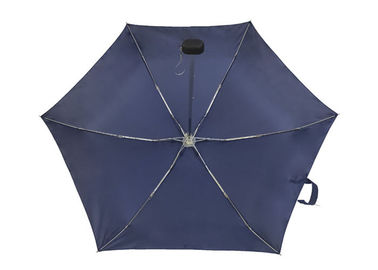 Отверстие карманного УЛЬТРАФИОЛЕТОВОГО творческого зонтика перемещения ручное складывая с случаем пены случая подарка