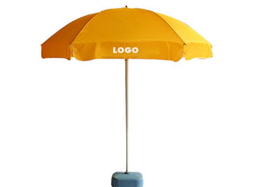 Ретрактабле зонтик пляжа штанги Виндпрооф, выдвиженческие зонтики пляжа 2 слоя