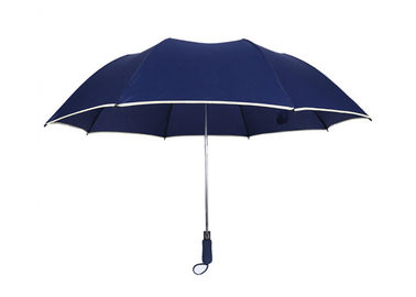 2 складывая изготовленных на заказ зонтика гольфа логотипа, зонтик гольфа для дождя с крышкой тубопровода Релективе