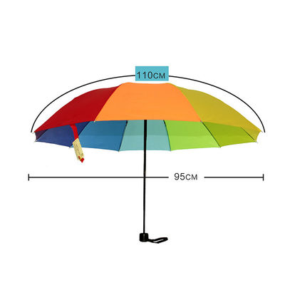 Высококачественным водоустойчивым полным сложенный руководством зонтик радуги