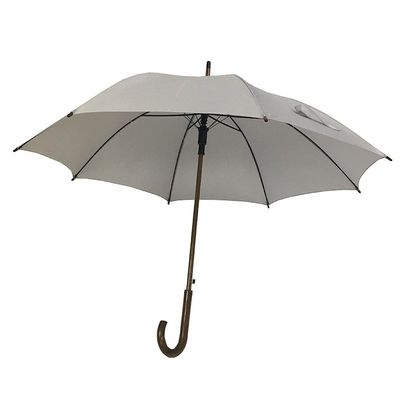 зонтик 23 дюймов прямой автоматический открытый с деревянным валом и деревянным зонтиком ручки