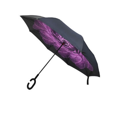 Двойной зонтик Dia 103cm слоя обратный перевернутый
