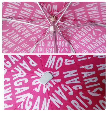 Розовые письма делают по образцу тройной складывая алюминиевый зонтик