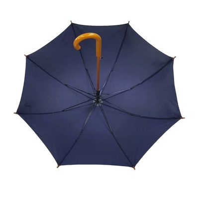 Зонтик Semi автоматической деревянной ручки прямой сильный windproof