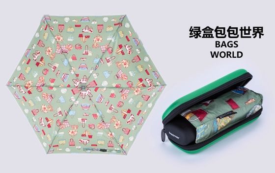 Зонтик небольшого размера водоустойчивый складной для женщин