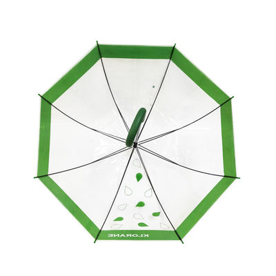 BSCI 23 медленно двигают прозрачный зонтик дождя POE прозрачный