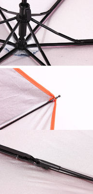 Цвет изменяя зонтик 3 створок с валом металла 8mm