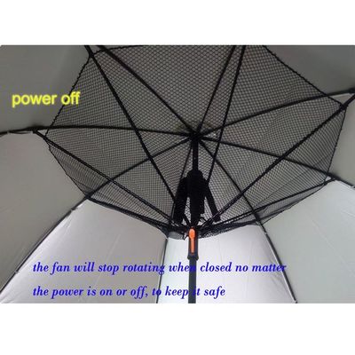 Прямой вентилятор зонтика взрыва лета USB ткани Pongee