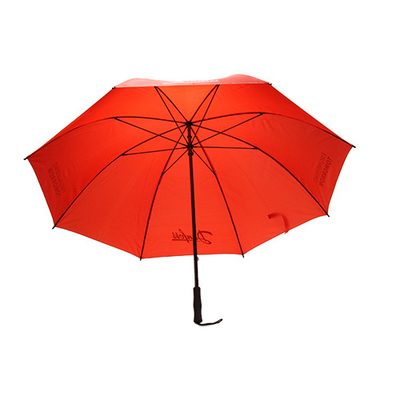 Зонтик гольфа BSCI выдвиженческий напечатанный с валом металла 8mm