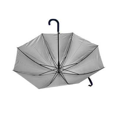 Зонтик ткани Pongee изготовленного на заказ цвета УЛЬТРАФИОЛЕТОВЫЙ покрывая с ручкой j