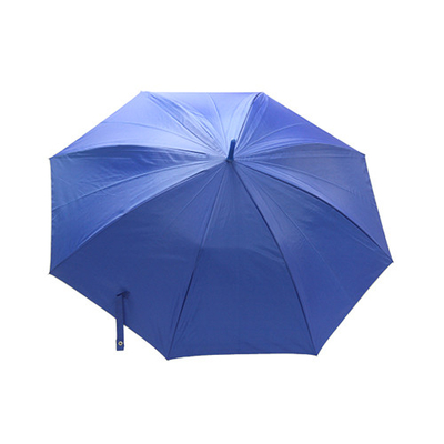 Зонтик ткани Pongee изготовленного на заказ цвета УЛЬТРАФИОЛЕТОВЫЙ покрывая с ручкой j