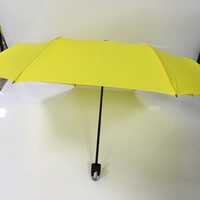 Windproof складной зонтик замка ткани Pongee 190T
