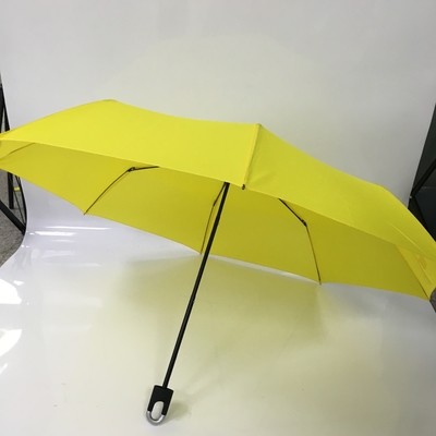 Windproof складной зонтик замка ткани Pongee 190T