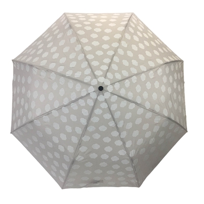 Ручной открытый зонтик ткани Pongee продвижения с волшебным печатанием