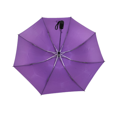 Windproof складывая зонтик ткани Pongee выдвиженческий