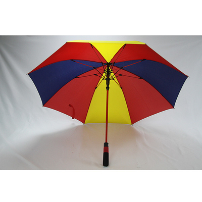 Зонтики гольфа цветов ткани 3 Pongee BSCI совместные красочные