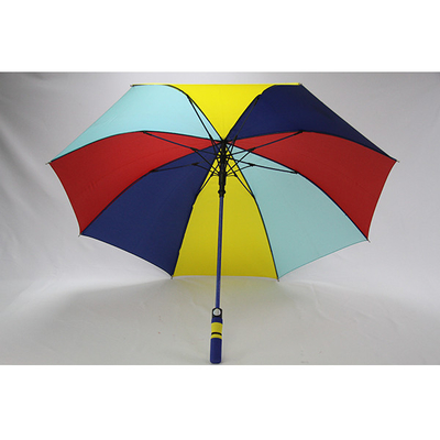 Зонтики гольфа цветов ткани 3 Pongee BSCI совместные красочные