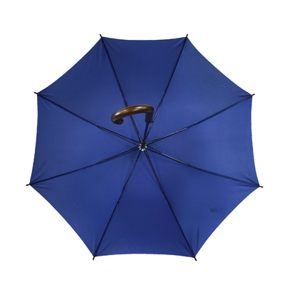 Зонтик подарка сплошного цвета SGS Windproof выдвиженческий с деревянной ручкой