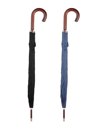 Ткани Pongee нормального размера 190T BSCI зонтик ручки нормальной деревянный