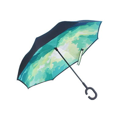 Двойной слой c регулирует Windproof обратный перевернутый зонтик