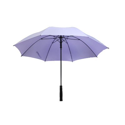 зонтик гольфа стеклоткани сени двойника Pongee 190T Windproof прямо сверхразмерный