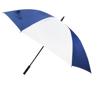 Зонтик гольфа Pongee рамки 190T стеклоткани вентилируемый 68/62/58 дюймов большой сверхразмерный