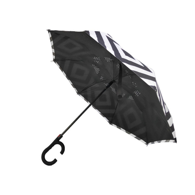 Ручной открытый дизайн моды зонтика слоев двойника перевернутый