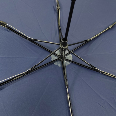 Самый легкий 3 складной зонтик с углеродными ребрами Ручной открытый 19 дюймов 6 панелей