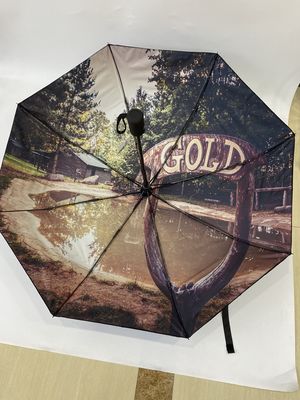 Lightweight 705g Compact Golf Umbrella with 96cm Closed Length and 8 Ribs for Windproof Protection