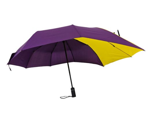 23-inch 9-Rib Irregular Backpack Umbrella with Metal Frame and Pongee Fabric for Windproof Protection