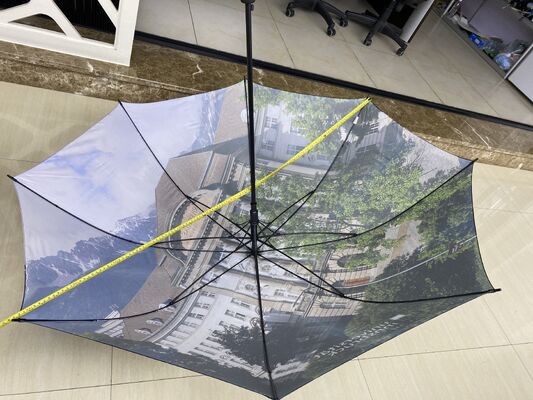 Большой гольф-зонт с каркасом и стержнем из стекловолокна