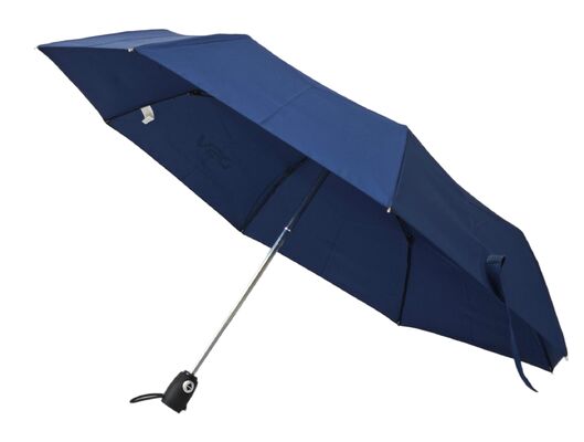 21 inches 8 Ribs Automatic Travel Umbrella with Weatherproof Pongee Fabric and Fiberglass Ribs