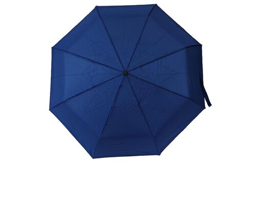 21 inches 8 Ribs Automatic Travel Umbrella with Weatherproof Pongee Fabric and Fiberglass Ribs