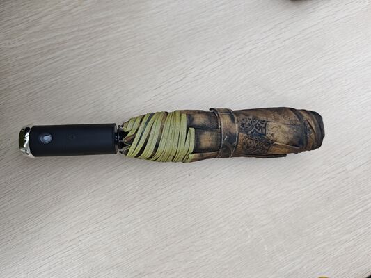 С светодиодным освещением автоматически открывается/замыкается зонтик безопасности с отражающей полосой для ночной видимости