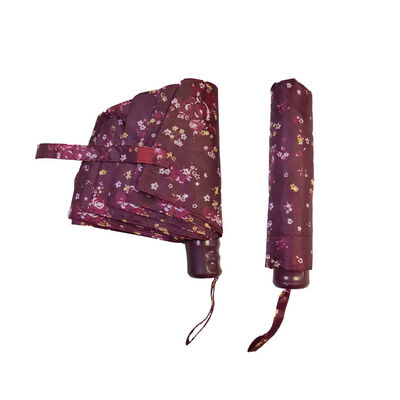 Водонепроницаемый складной зонтик компактный дизайн носящий чемодан с легким портативным защитным устройством