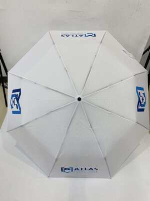 Деревянный зонтик с ручкой 23 дюйма Легкий 3-х сложных зонтик