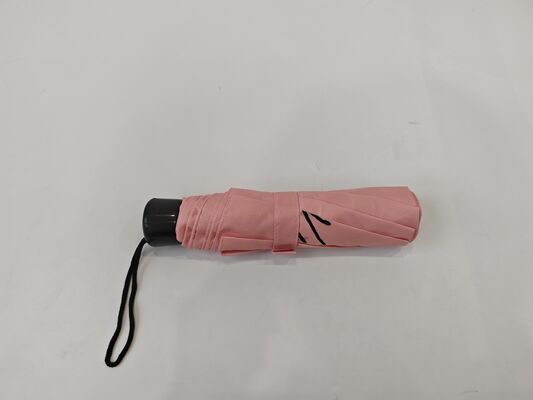 Ручное открытие и закрытие путешествия складной зонтик с удобной ручкой резинового покрытия и легким компактным дизайном для путешествий