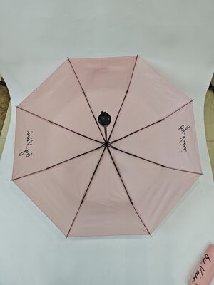 Ручное открытие и закрытие путешествия складной зонтик с удобной ручкой резинового покрытия и легким компактным дизайном для путешествий