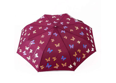 Автоматический облегченный зонтик перемещения печатая створку 3 шелковой ширмы красочную