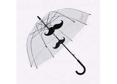 Популярное изображение бороды печатая прозрачные нервюры вала металла зонтика дождя