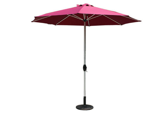 UPF50+ Windproof Portable Beach Umbrella for Family Beach Camping & Pool Side Use
