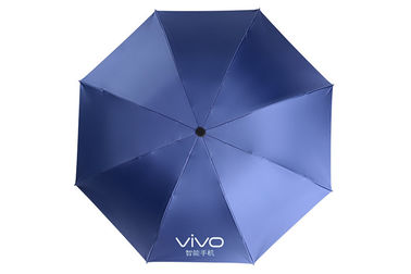 Подгонянное Виндпрооф зонтика 3 продвижения логотипа небольшие автоматические складывая сильное