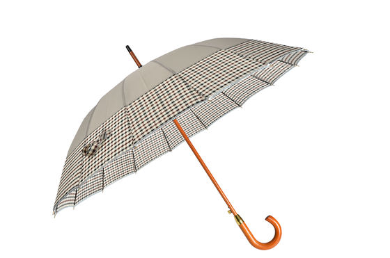 Автоматический открытый диаметр 98cm 23" зонтик ручки *8K деревянный