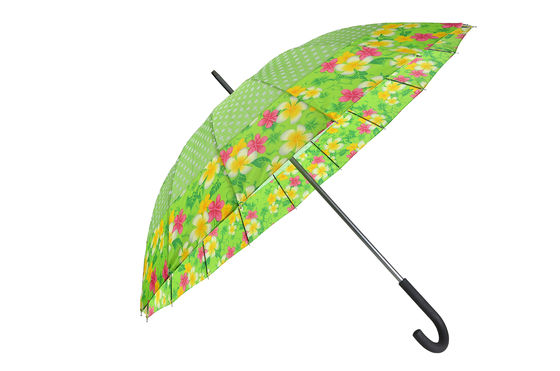 Шелковая ширма печатая автоматический открытый зонтик постоянного посетителя для рекламы