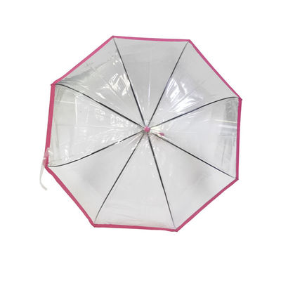 Автоматические открытые нервюры стеклоткани 23&quot; прозрачный зонтик купола